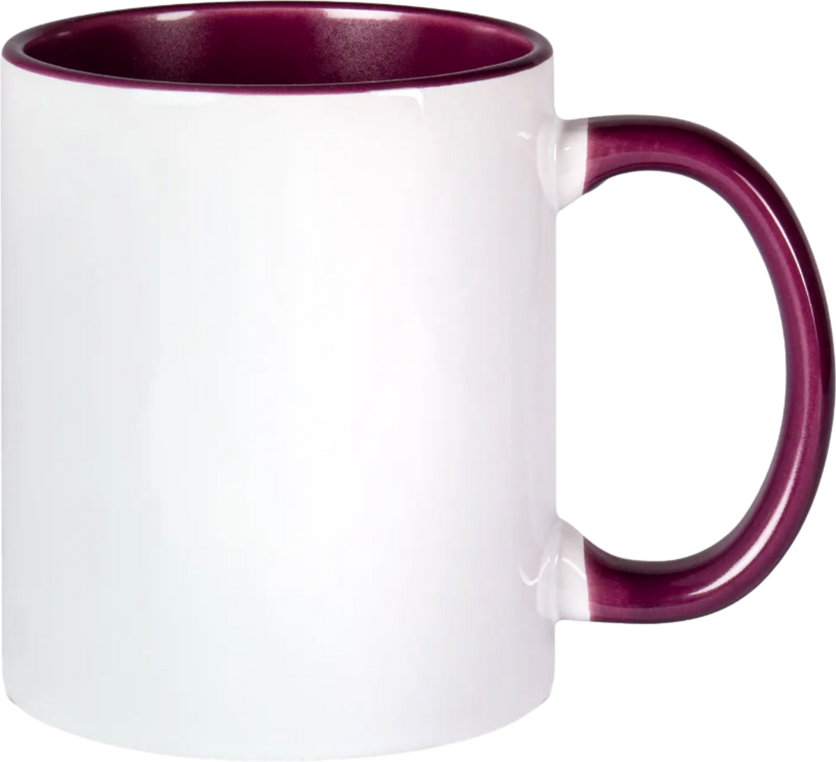 Tasse Becher dunkelrot Tierportät Hund