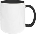 Tasse Becher Schwarz Tierporträt hund